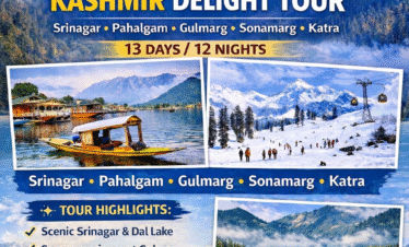 Explore the Heavenly Beauty of Kashmir – 13 Days / 12 Nights Tour Package